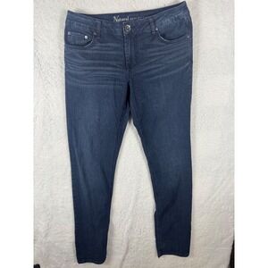 Natural‎ Reflections Dark Wash Denim Jeans Womens Size 16 Waist 33" Inseam 32"